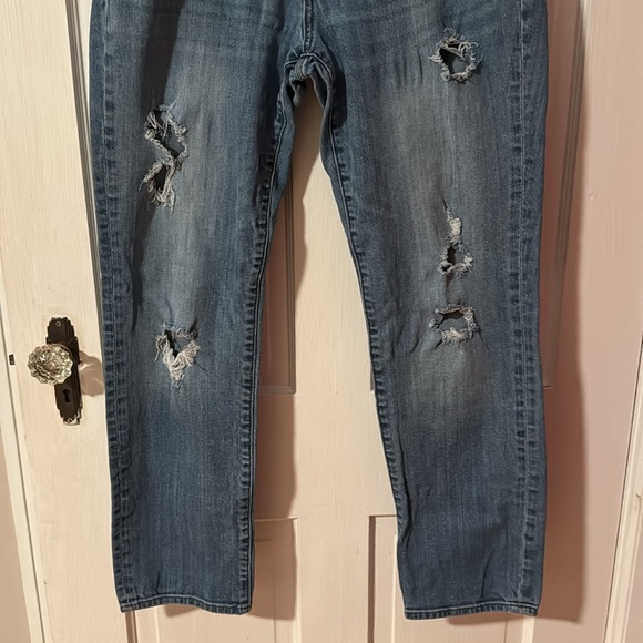 COPY - Kut From The Kloth Low Ride Distressed Women's Jeans Size 12 - Picture 3 of 14